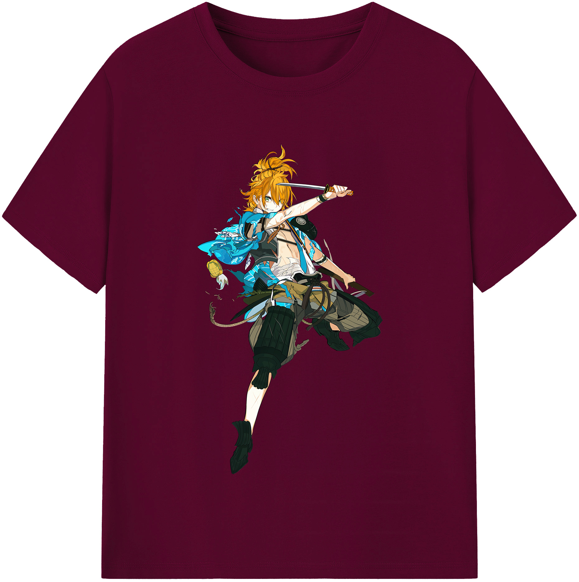 （画像用） 刀剣乱舞 Touken Ranbu レディースカジュアルプリントTシャツ（綿100％）